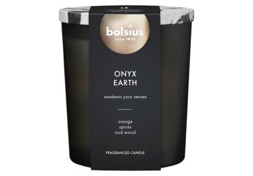 Kvapni žvakė indelyje BOLSIUS Onyx Earth