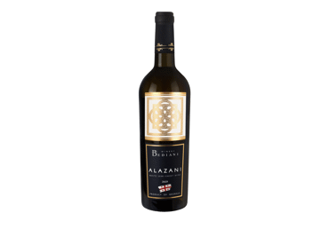 Baltasis pusiau saldus vynas BEDIANI ALAZANI, 750 ml