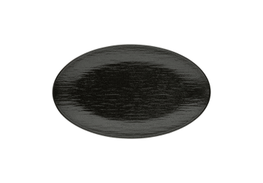 Ovali lėkštė AURORA Black Royalty, 25 × 14 cm
