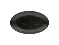 Ovali lėkštė AURORA Black Royalty, 25 x 14 cm
