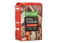 Pilno grūdo avižų dribsniai DOBELE, 1000 g