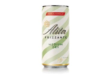 Nealk. pusiau putojant., pusiau sausas vynas ALITA FRIZZANTE, 200 ml
