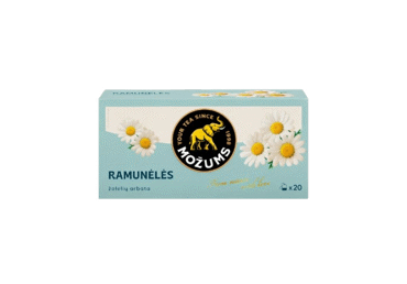 Žolelių arbata MOŽUMS, ramunėlė  20x1 g