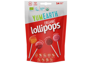 Ekologiški ledinukai YUMEARTH, įvairių vaisių skonio, 87 g