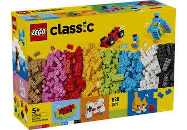 Konstruktorius LEGO Spalvingos Kaladėlės 11045