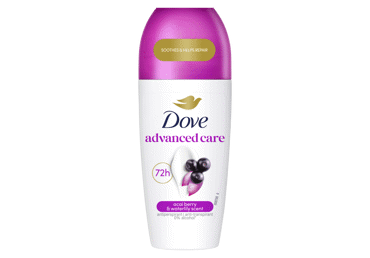 Moteriškas rutulinis antiperspirantas DOVE ACAI BERRY, 50 ml
