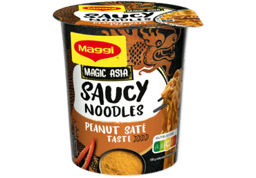Greitai paruošiami makaronai MAGGI ASIA PEANUT SATE, 75 g