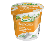 Grietinė FARM MILK, 18 % rieb., 400 g