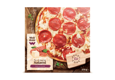 Šaldyta pica Salami, WELL DONE, 370 g