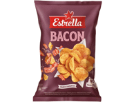 Vingiuotai pjaustyti bulvių traškučiai ESTRELLA, šoninės sk., 130 g