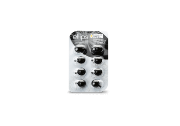 Tepami vitaminai plaukams ELLIPS Shiny Black, 8x1 ml