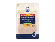 Virtas vištienos kumpis XXL WELL DONE, nerūšinis, 250 g