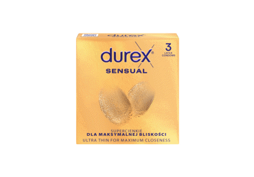 Prezervatyvai DUREX SENSUAL, 3 vnt