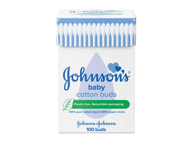 Medvilniniai ausų krapštukai JOHNSON'S BABY, 100 vnt., 100 vnt.