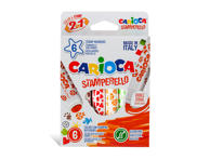 Flomasteriai-antspaudukai CARIOCA, 6 spalvos