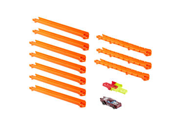 HOT WHEELS trasų prailginimų rinkinys ir 1 automodeliukas - 2