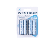 Elementai WESTROM D, R20, 1,5 V, 2 vnt., 2 vnt