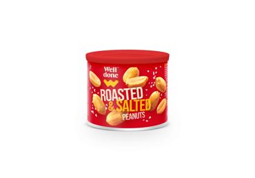 Kepinti ir sūdyti žemės riešutai WELL DONE, 140 g