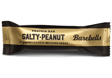 Baltyminis batonėlis BAREBELLS su sūdytais riešutais, 55 g