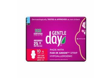 Ekologiški higieniniai paketai GENTLE DAY USE ECO (dieniniai), 10 vnt
