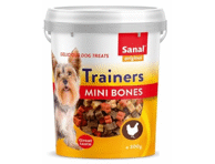 Šunų skanėstai SANAL TRAINERS MINI BONES 300g