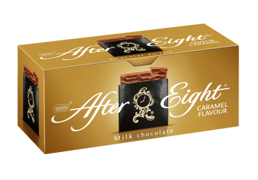Juodojo šokolado plokštelės AFTER EIGHT, karamelės skonio, 200 g