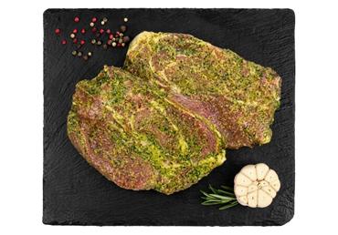 Kiaulienos sprandinė su kaulu česnakiniame marinate, 1 kg