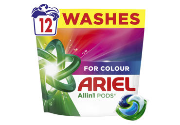 Skalbimo kapsulės ARIEL Color 12 vnt.