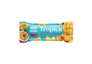 Gl. varškės sūrelis WELL DONE su atogrąžų vaisiais, 22% rieb., 45 g