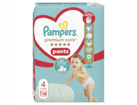Sauskelnės-kelnaitės PAMPERS Premium Care Pants, Value Pack, 4 dydis, 38 vnt.