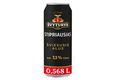 ŠVYTURIO STIPRIAUSIAS alus, 568 ml