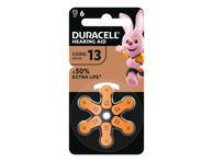 Elementai klausos aparatui DURACELL 13PR48, 6 vnt.