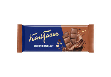 Pieninis šokoladas KARL FAZER su smulkintais riešutais, 95 g