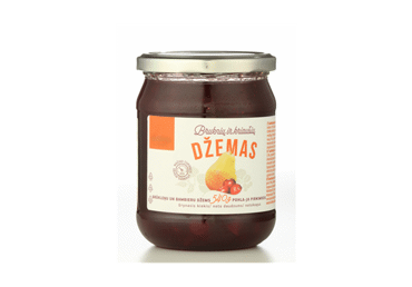 Bruknių ir kriaušių džemas SKANOVĖ, 540 g Bruknių ir kriaušių džemas SKANOVĖ, 540 g
