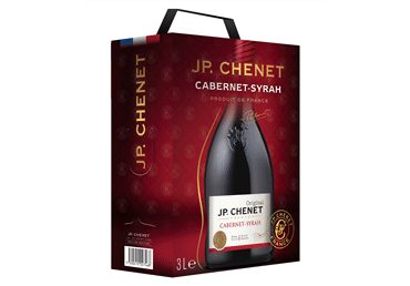 Raudonasis sausas vynas JP. CHENET CABERNET-SYRAH, 3 l