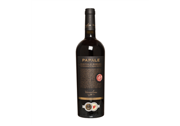 Raudonasis pusiau sausas vynas PAPALE LINEA ORO, 750 ml