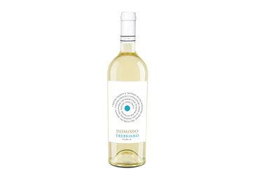 Baltasis sausas vynas DOMODO TREBBIANO PUGLIA, 750 ml