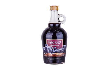 Raudonasis pusiau saldus vynas CABERNET SAUVIGNON, 1 l