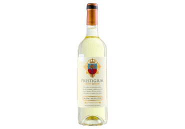 Baltasis pusiau saldus vynas PRESTIGIUM MOELLEUX, 750 ml