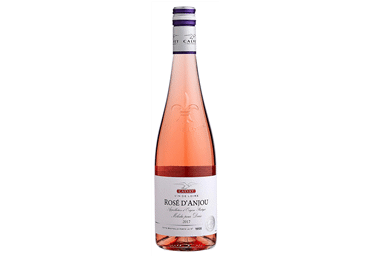 Rausvasis pusiau saldus vynas CALVET ROSE D'ANJOU, 750 ml