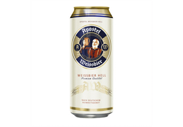 Kvietinis alus APOSTEL WEISSBIER HELL, 500 ml