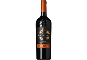 Raudonasis sausas vynas VEZZANI NERO D'AVOLAM, 750 ml