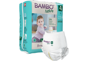 Sauskelnės-kelnaitės BAMBO NATURE PANTS 4, 7-12 kg, 20 vnt. - 1