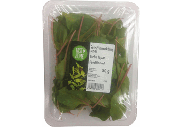 Burokėlių lapai TASTY HOME (fasuoti), 80 g