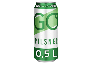 Nealkoholinis alus GO PILSNER, 500 ml