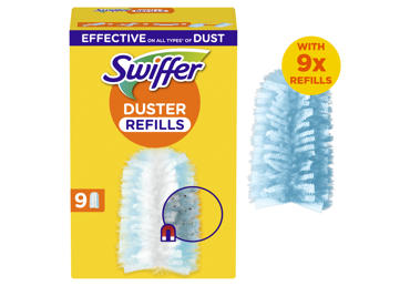 Dulkių šluotelė SWIFFER, papildymas, 9vnt