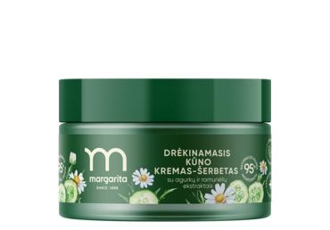 MARGARITA Drėkinamasis kūno kremas-šerbetas su agurkų ir ramunėlių ekstraktais 250ml