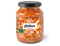 Baltosios pupelės GLOBUS pomidorų padaže, 330 g