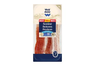Šaltai rūkyta šoninė WELL DONE, a. r., 250 g