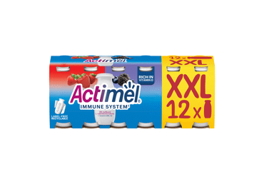 Ferm. jogurto gėrimas ACTIMEL, įv.skonių, 1,5% rieb.,12x100g, 1.2 kg